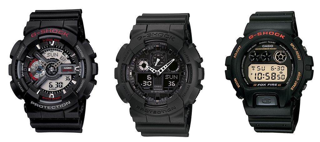 Three Top-Selling G-SHOCK Watches in 