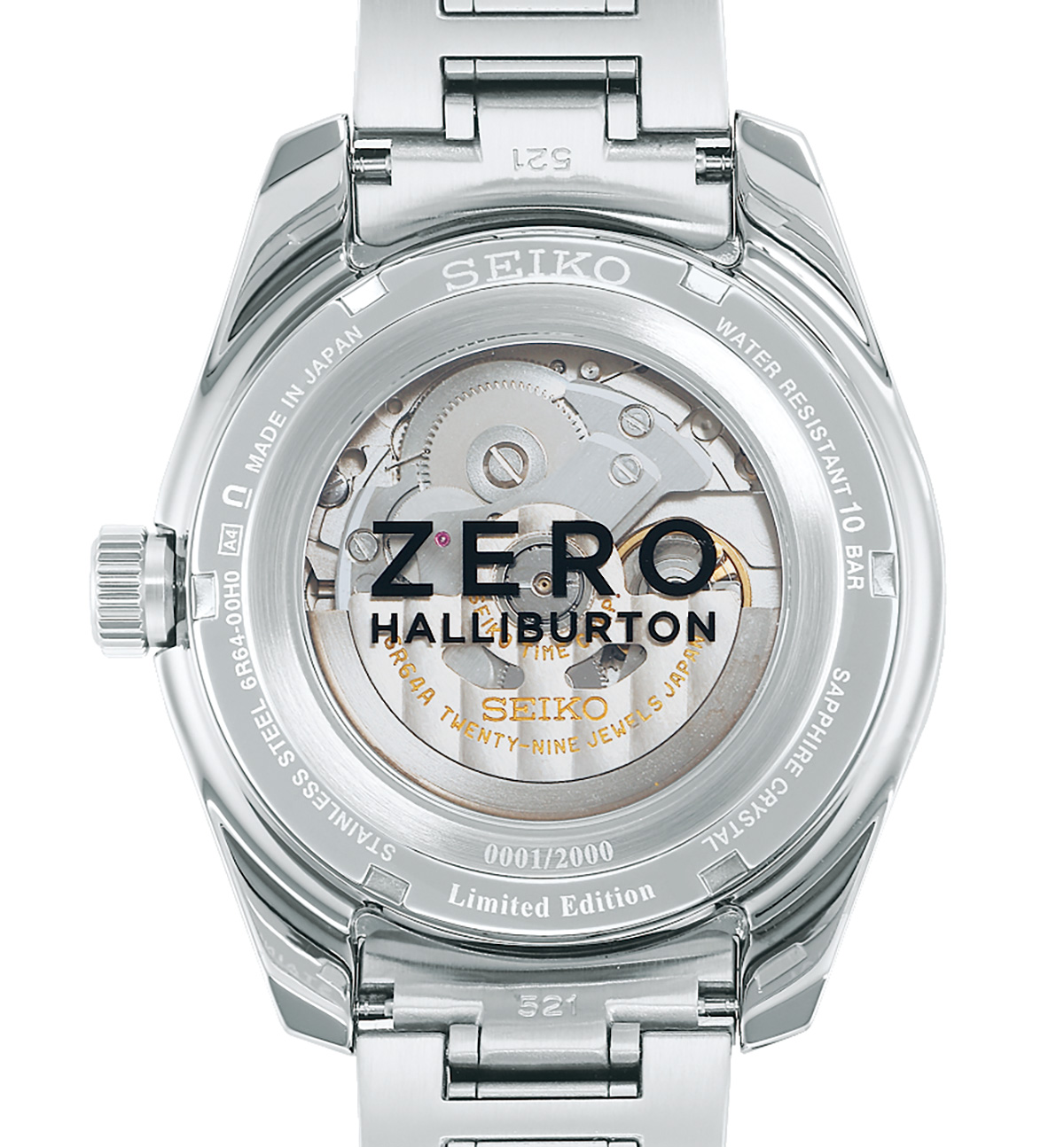 Seiko's new Presage Sharp Edge Series Zero Halliburton watches SPB269_bac