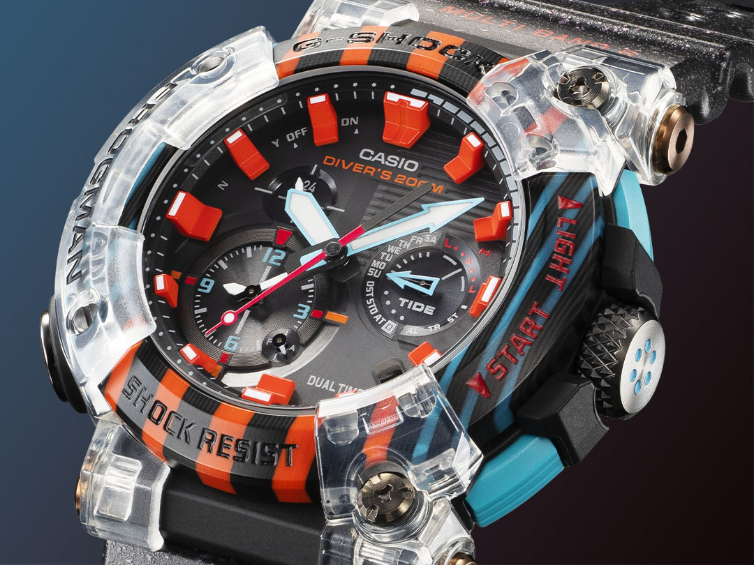 Casio G-SHOCK Master of G Poison Dart Frogman GWF-A1000APF-1A –