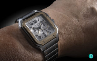 Cartier Santos Chronograph wrist shot