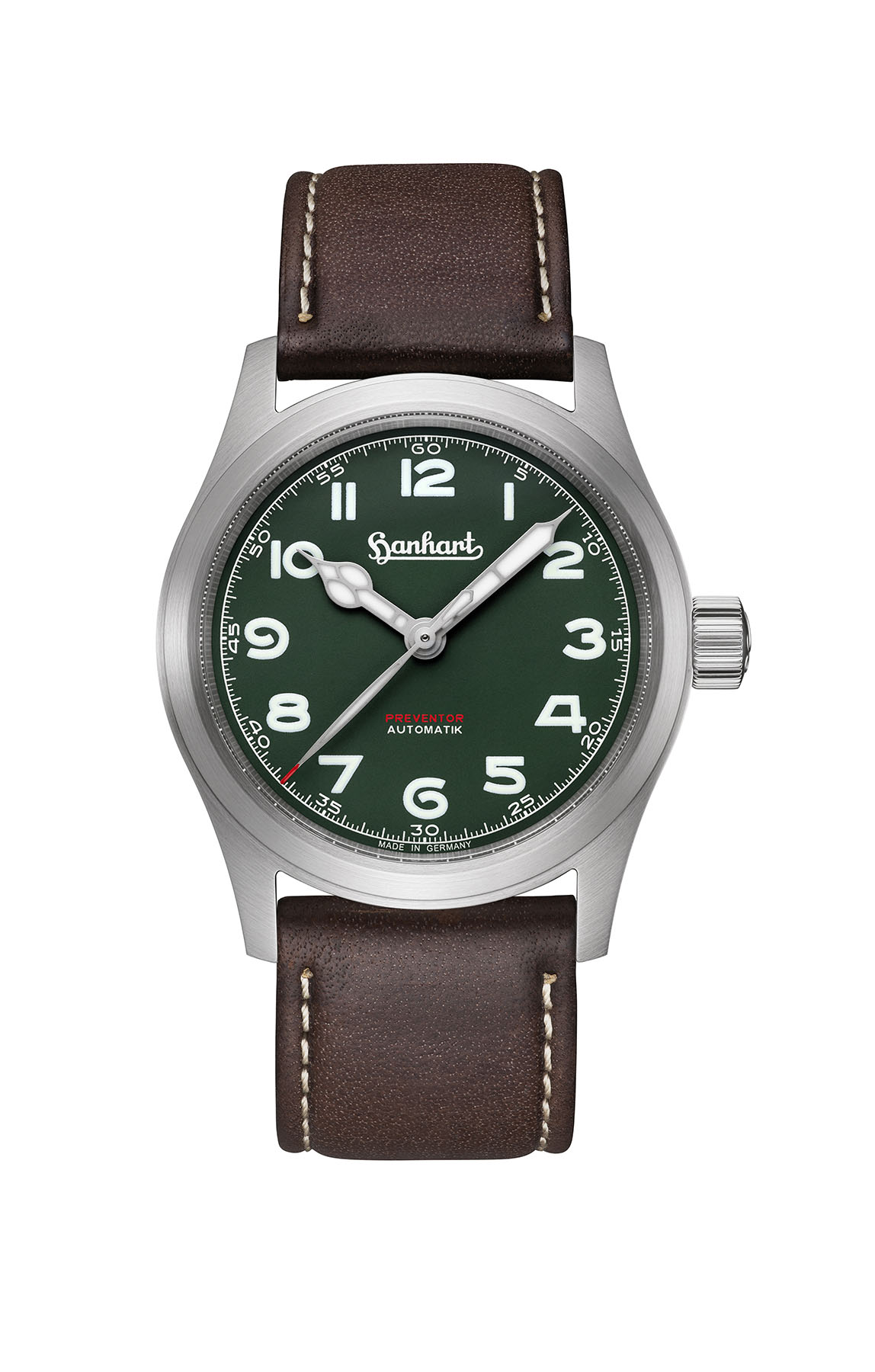Hanhart MAD Preventor HD12, 36 mm in Black Forest Green