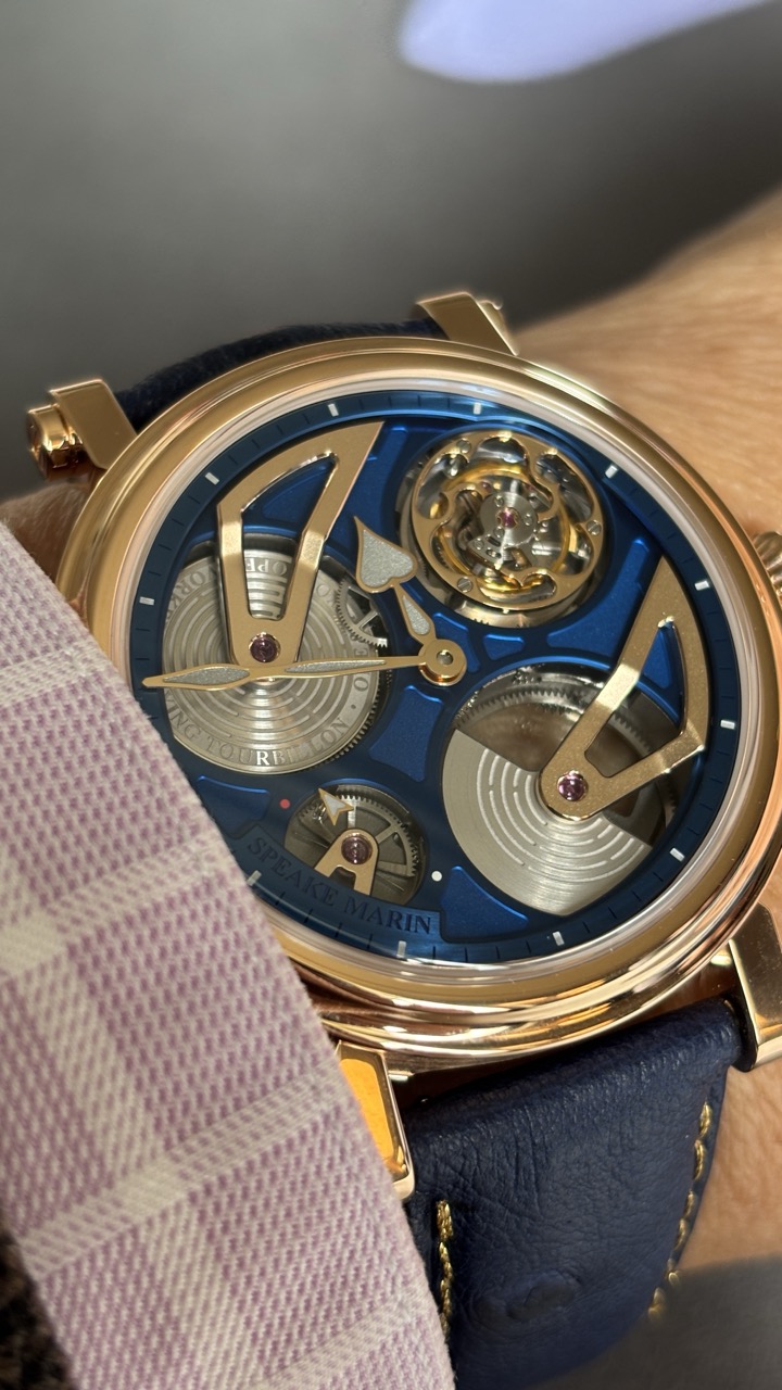 Live from GWD26: Speake Marin Tourbillon Royal Blue Hands-on