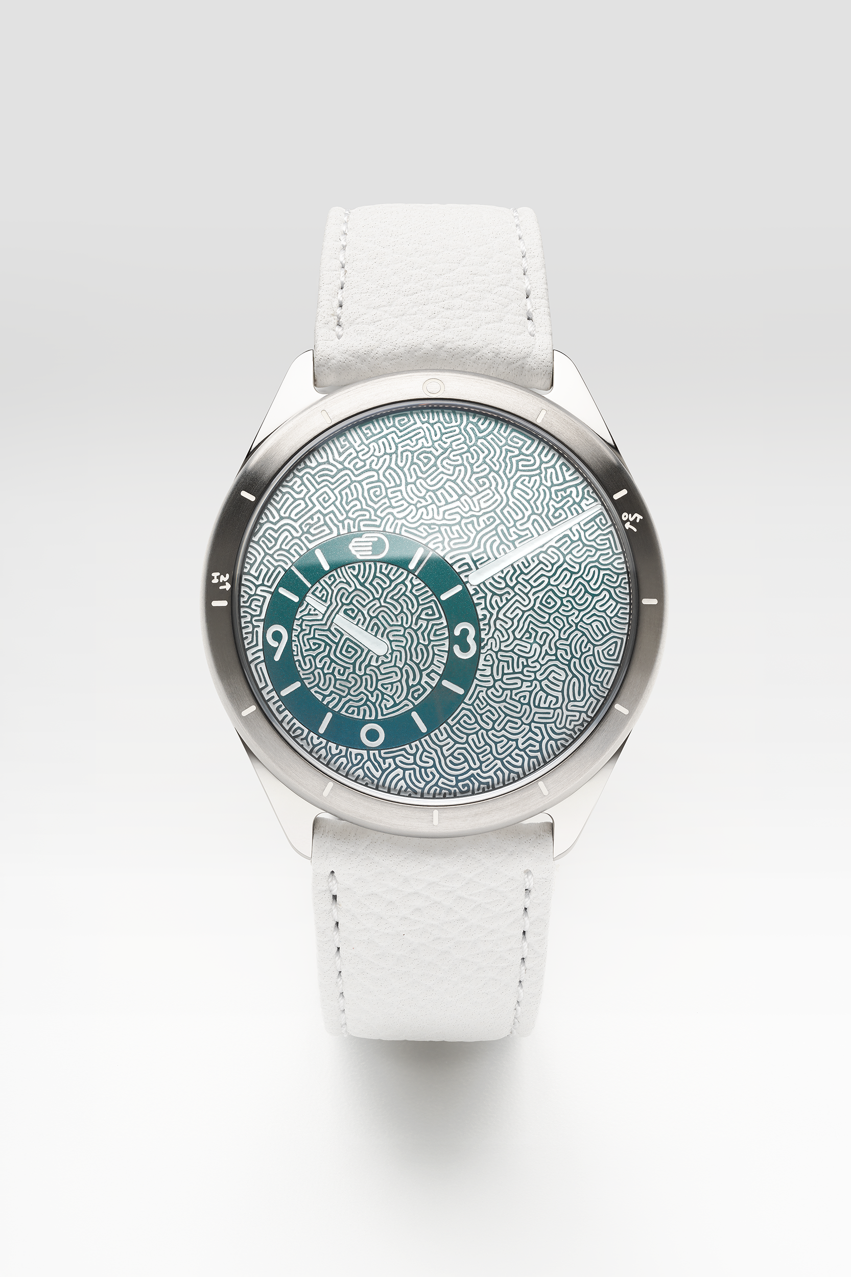 New: Ressence TYPE 9 Jules Wittock, a hand-drawn maze in Emerald Green and Black