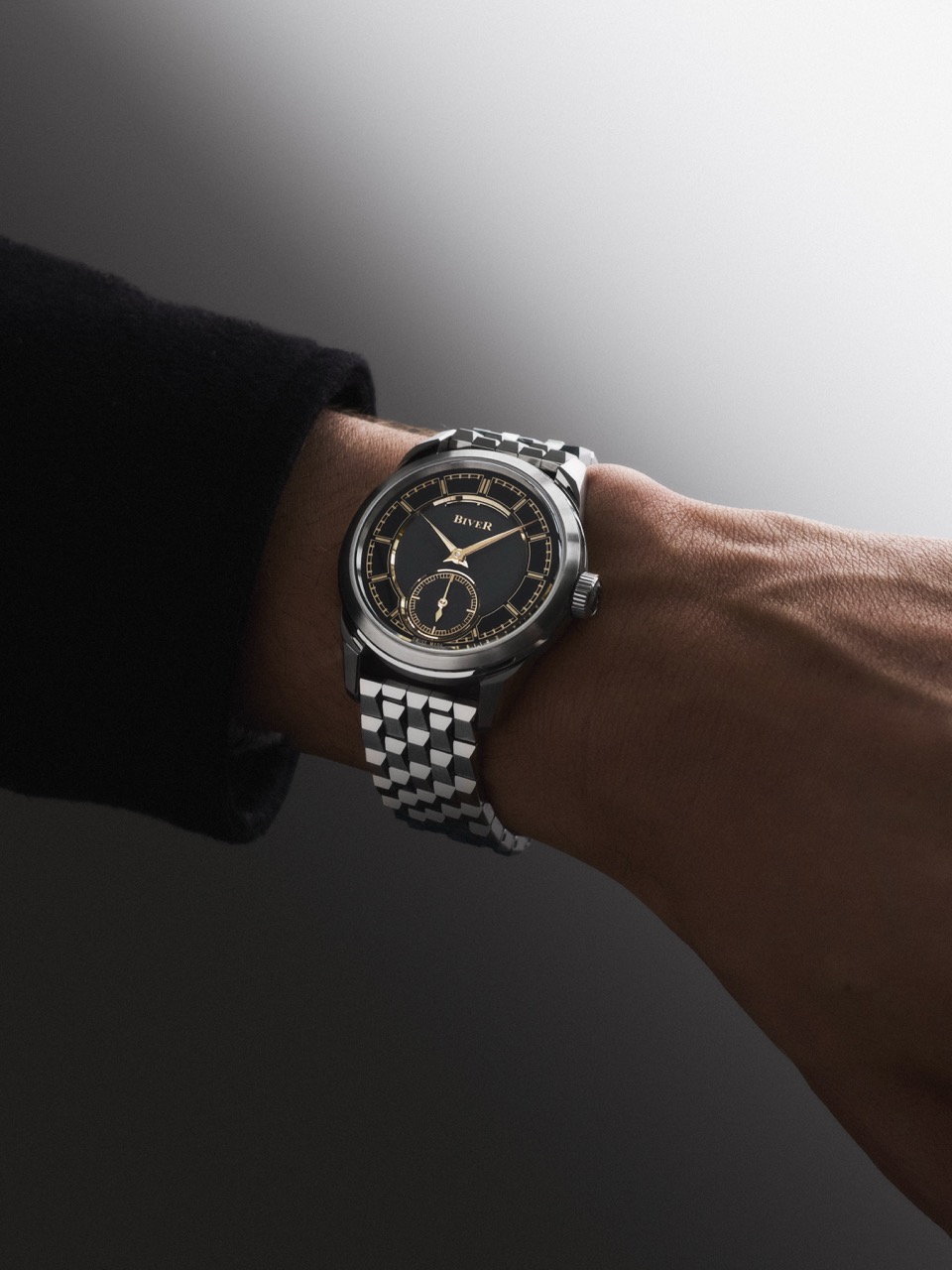 New: Biver AB - their first steel time only watch